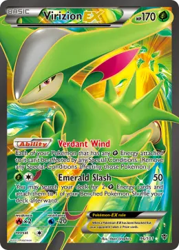 Virizion-EX card