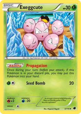 Exeggcute card