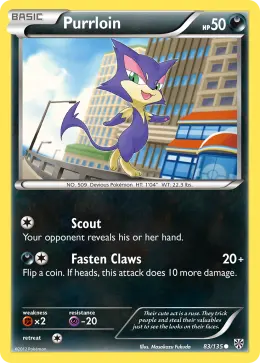 Purrloin card