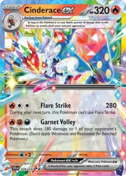 Cinderace ex card