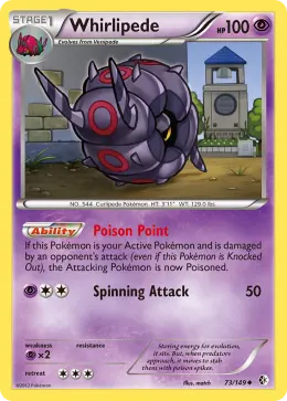 Whirlipede card