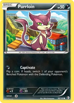 Purrloin card