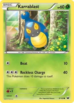 Karrablast card