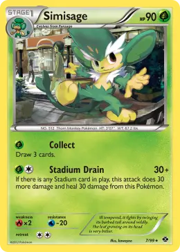 Simisage card