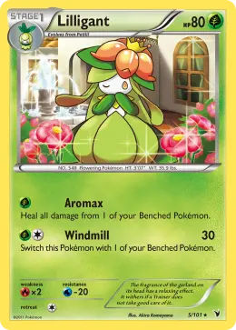 Lilligant card