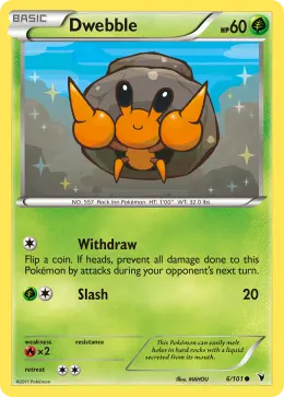 Dwebble card