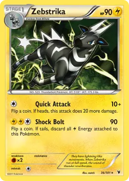 Zebstrika card