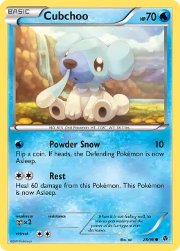 Cubchoo card