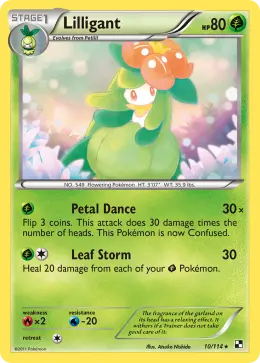 Lilligant card
