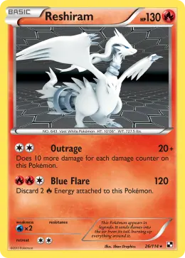 Reshiram card
