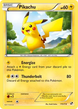 Pikachu card