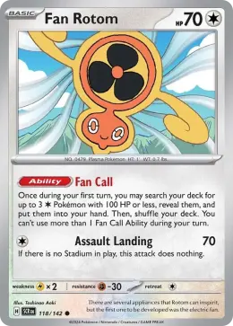Fan Rotom card