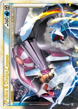 Palkia & Dialga LEGEND card
