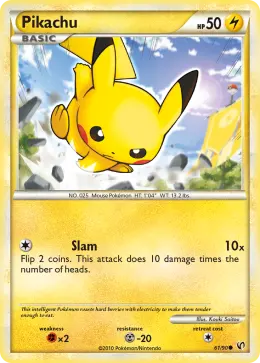 Pikachu card