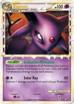 Espeon card