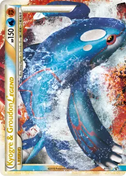 Kyogre & Groudon LEGEND card