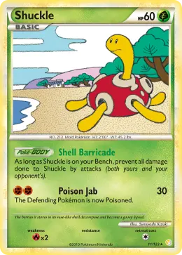 Shuckle card