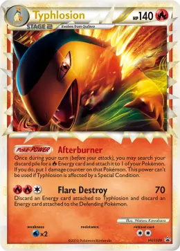 Typhlosion card