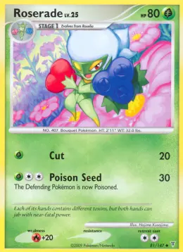 Roserade card