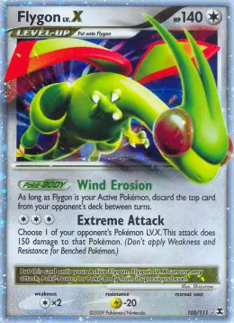 Flygon LV.X card