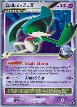 Gallade E4 LV.X card