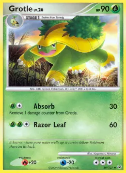 Grotle card