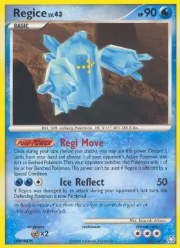 Regice card