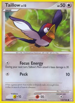 Taillow card
