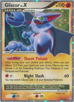 Gliscor LV.X card