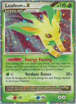 Leafeon LV.X card