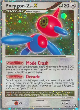 Porygon-Z LV.X card