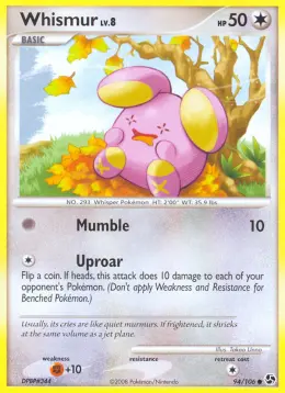 Whismur card