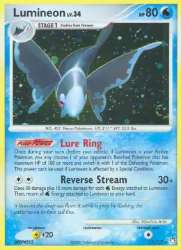 Lumineon card