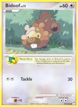 Bidoof card