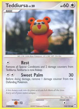 Teddiursa card