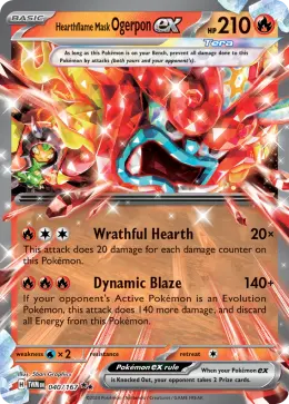 Hearthflame Mask Ogerpon ex card