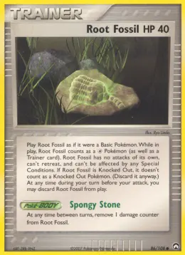 Root Fossil card
