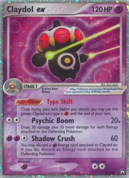 Claydol ex card
