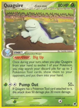 Quagsire δ card