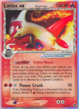 Latias ex δ card