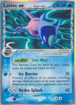 Latios ex δ card