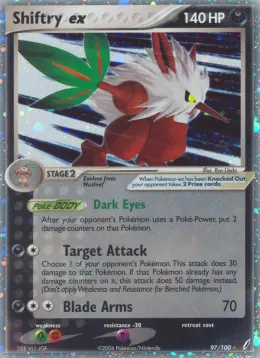 Shiftry ex card