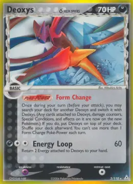 Deoxys δ card