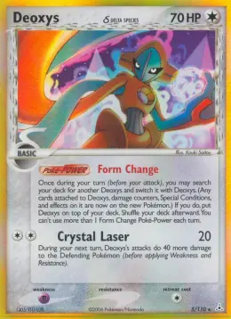 Deoxys δ card