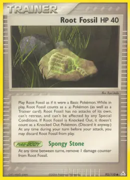 Root Fossil card