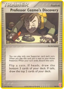 Professor Cozmo's Discovery card