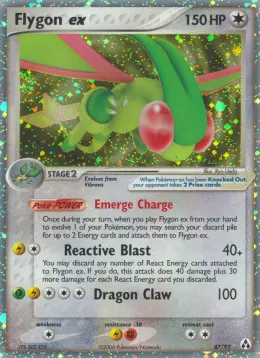 Flygon ex card