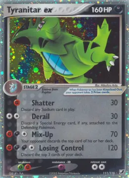 Tyranitar ex card