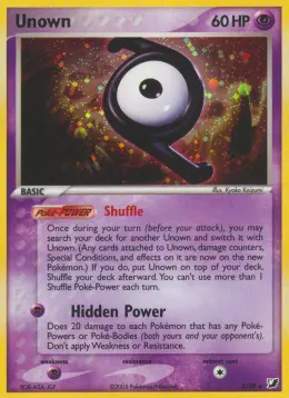 Unown card