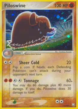 Piloswine card